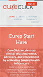 Mobile Screenshot of cureclick.com